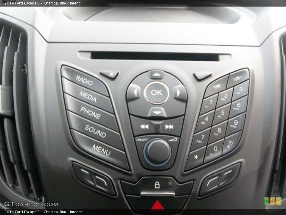 Charcoal Black Interior Controls for the 2014 Ford Escape S #83096369