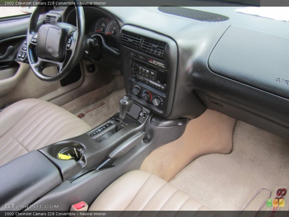 Neutral Interior Dashboard for the 2002 Chevrolet Camaro Z28 Convertible #83096891