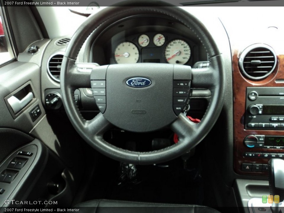 Black Interior Steering Wheel for the 2007 Ford Freestyle Limited #83097398