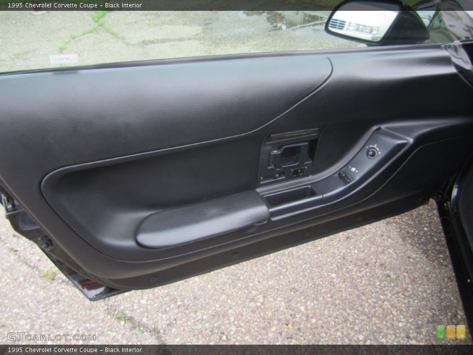 Black Interior Door Panel for the 1995 Chevrolet Corvette Coupe #83097524