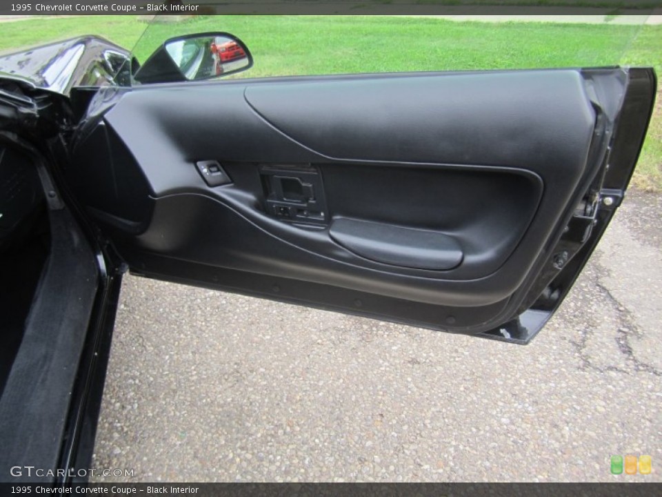 Black Interior Door Panel for the 1995 Chevrolet Corvette Coupe #83097600