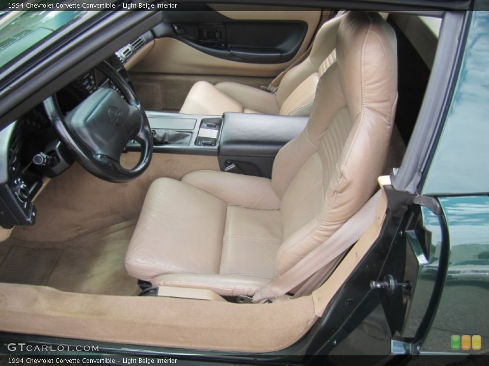 Light Beige Interior Front Seat for the 1994 Chevrolet Corvette Convertible #83098007