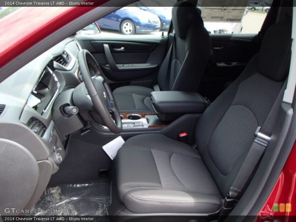 Ebony Interior Photo for the 2014 Chevrolet Traverse LT AWD #83099616