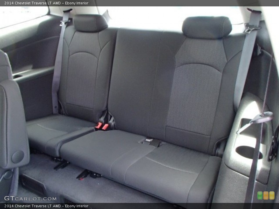 Ebony Interior Rear Seat for the 2014 Chevrolet Traverse LT AWD #83099654