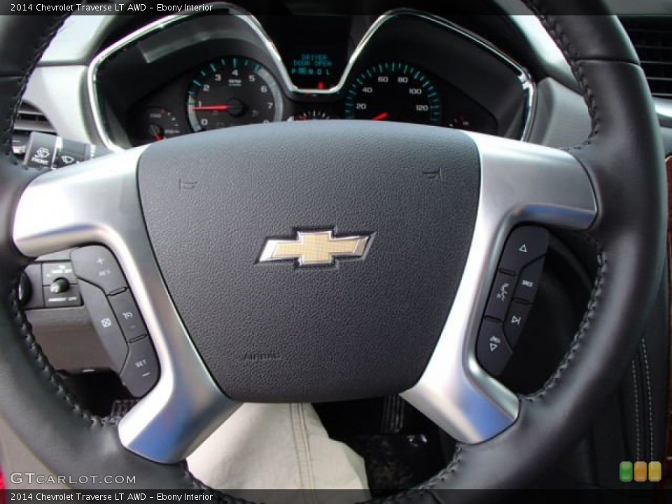 Ebony Interior Steering Wheel for the 2014 Chevrolet Traverse LT AWD #83099704