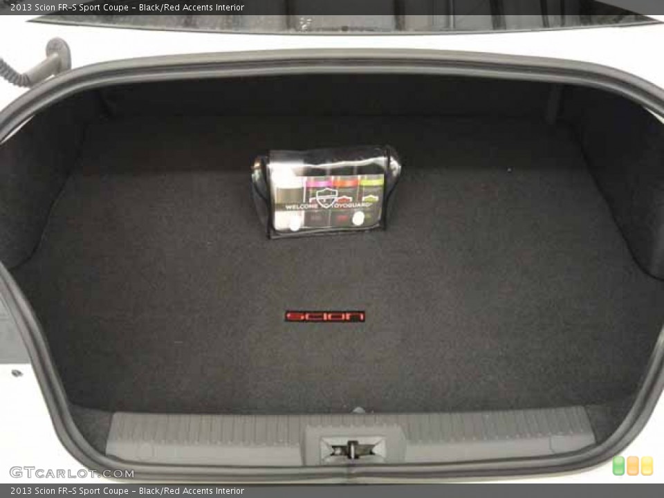 Black/Red Accents Interior Trunk for the 2013 Scion FR-S Sport Coupe #83100947