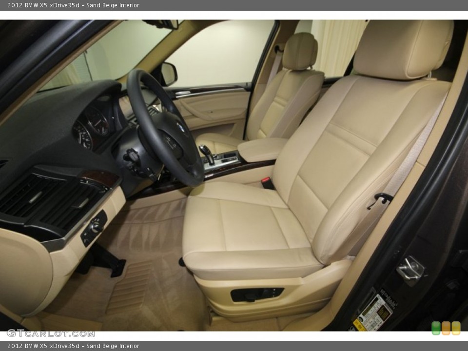 Sand Beige Interior Front Seat for the 2012 BMW X5 xDrive35d #83101226