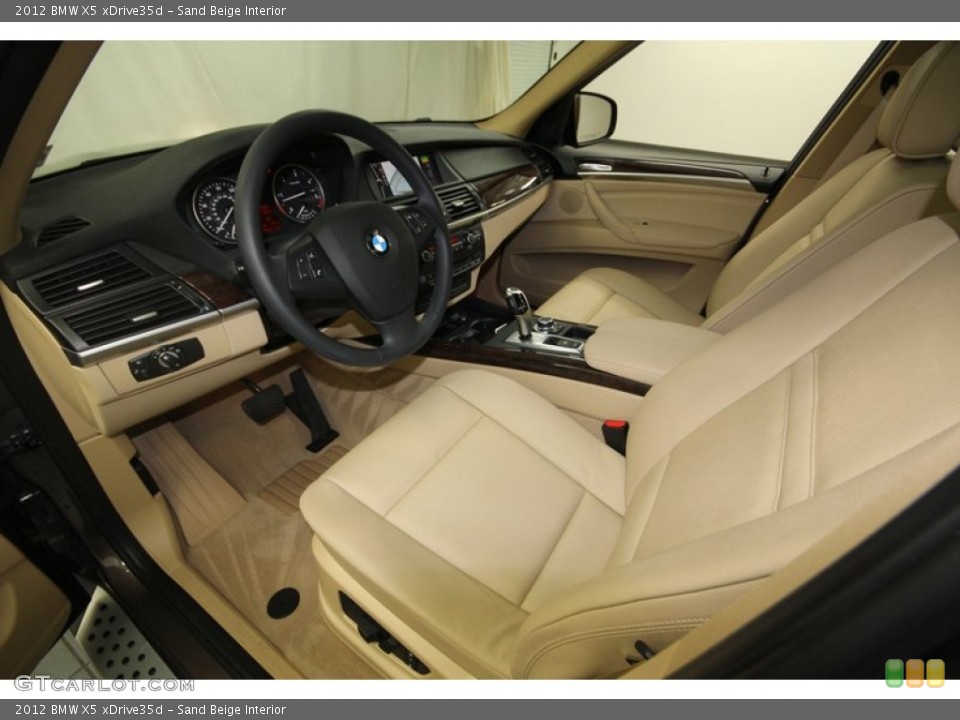 Sand Beige 2012 BMW X5 Interiors