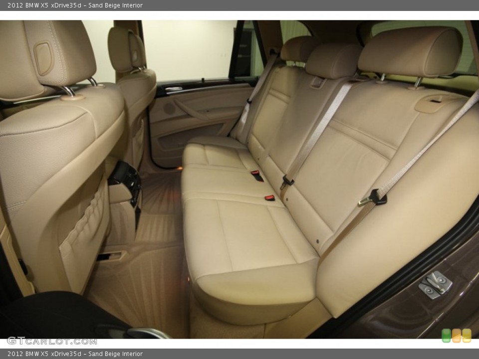 Sand Beige Interior Rear Seat for the 2012 BMW X5 xDrive35d #83101259
