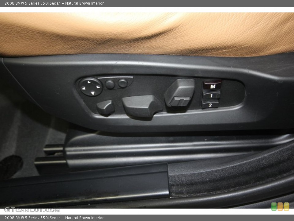 Natural Brown Interior Controls for the 2008 BMW 5 Series 550i Sedan #83102153