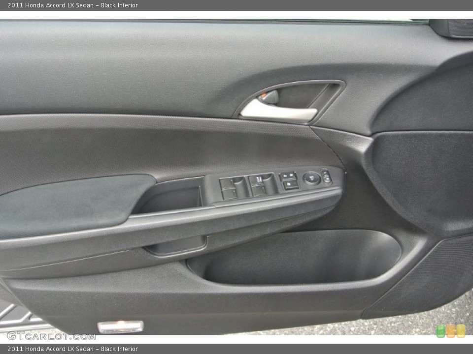 Black Interior Door Panel for the 2011 Honda Accord LX Sedan #83103949