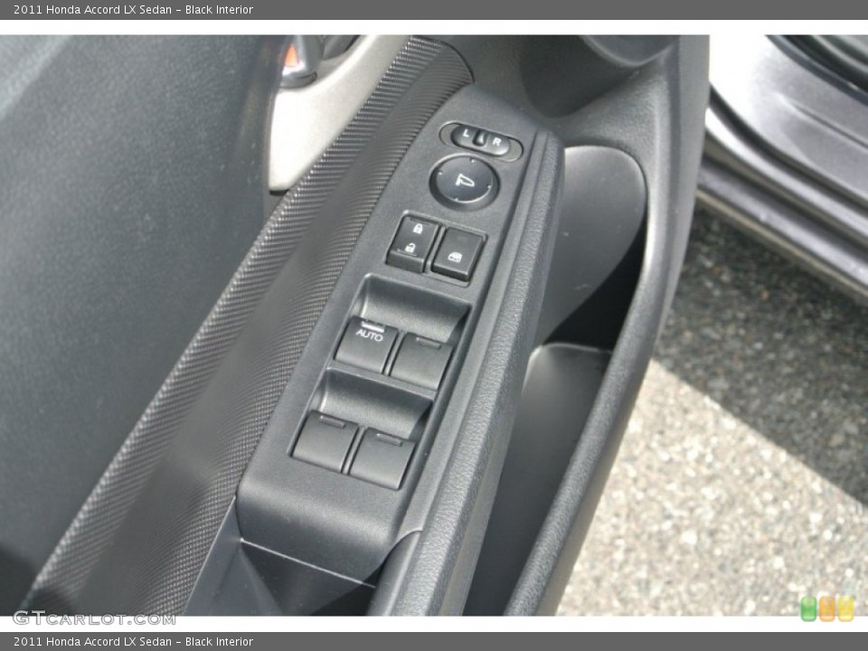 Black Interior Controls for the 2011 Honda Accord LX Sedan #83103974