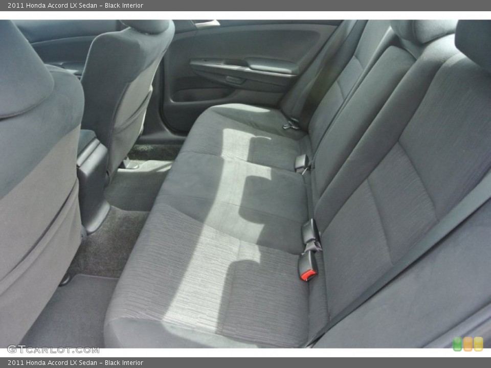 Black Interior Rear Seat for the 2011 Honda Accord LX Sedan #83104104