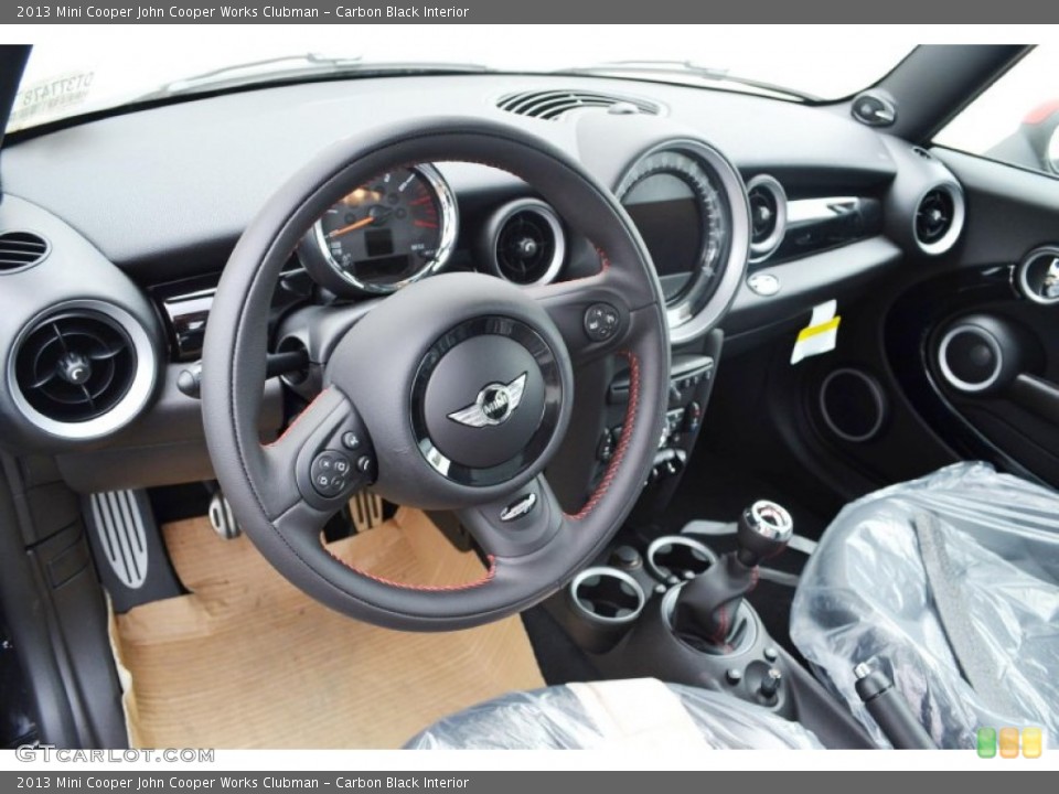 Carbon Black Interior Dashboard for the 2013 Mini Cooper John Cooper Works Clubman #83104298