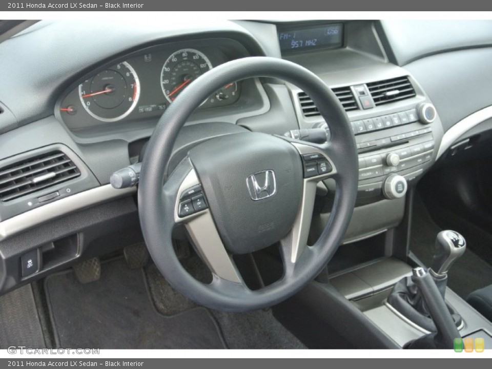 Black Interior Dashboard for the 2011 Honda Accord LX Sedan #83104300