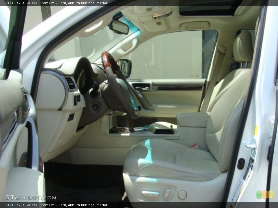 Ecru/Auburn Bubinga Interior Front Seat for the 2011 Lexus GX 460 Premium #83104377