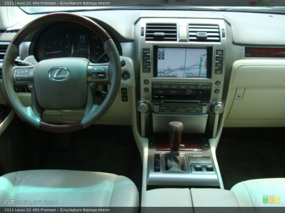 Ecru/Auburn Bubinga Interior Dashboard for the 2011 Lexus GX 460 Premium #83104434