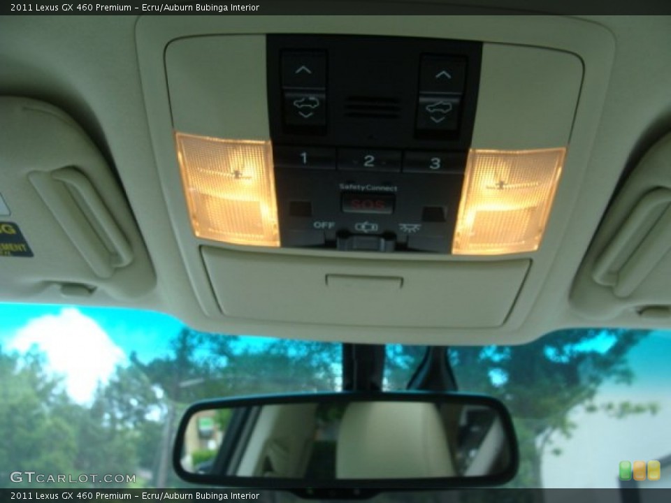 Ecru/Auburn Bubinga Interior Controls for the 2011 Lexus GX 460 Premium #83104642
