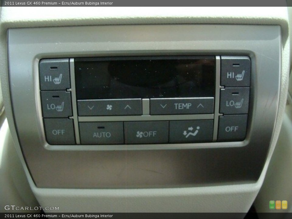 Ecru/Auburn Bubinga Interior Controls for the 2011 Lexus GX 460 Premium #83104713