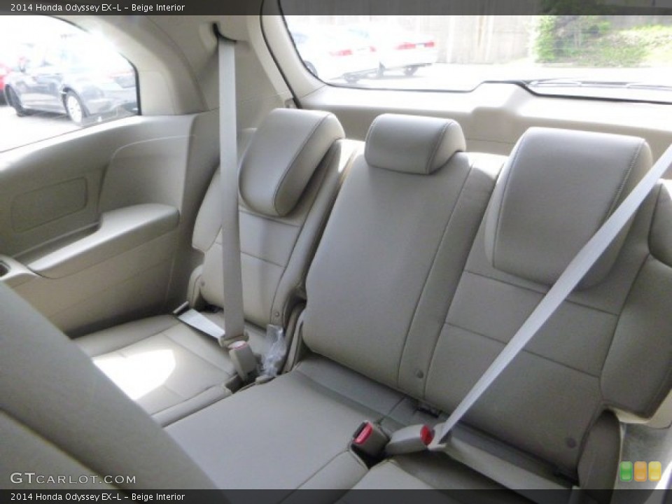 Beige Interior Rear Seat for the 2014 Honda Odyssey EX-L #83107549