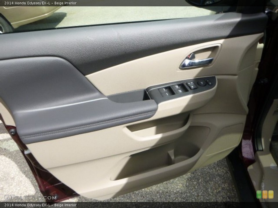Beige Interior Door Panel for the 2014 Honda Odyssey EX-L #83107635