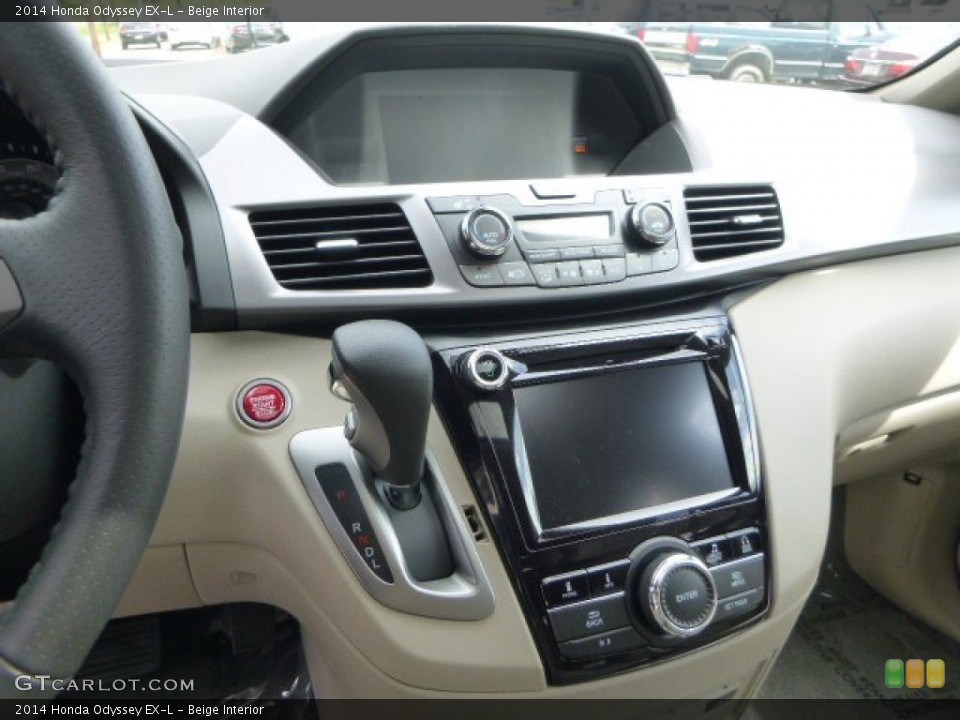 Beige Interior Controls for the 2014 Honda Odyssey EX-L #83107770