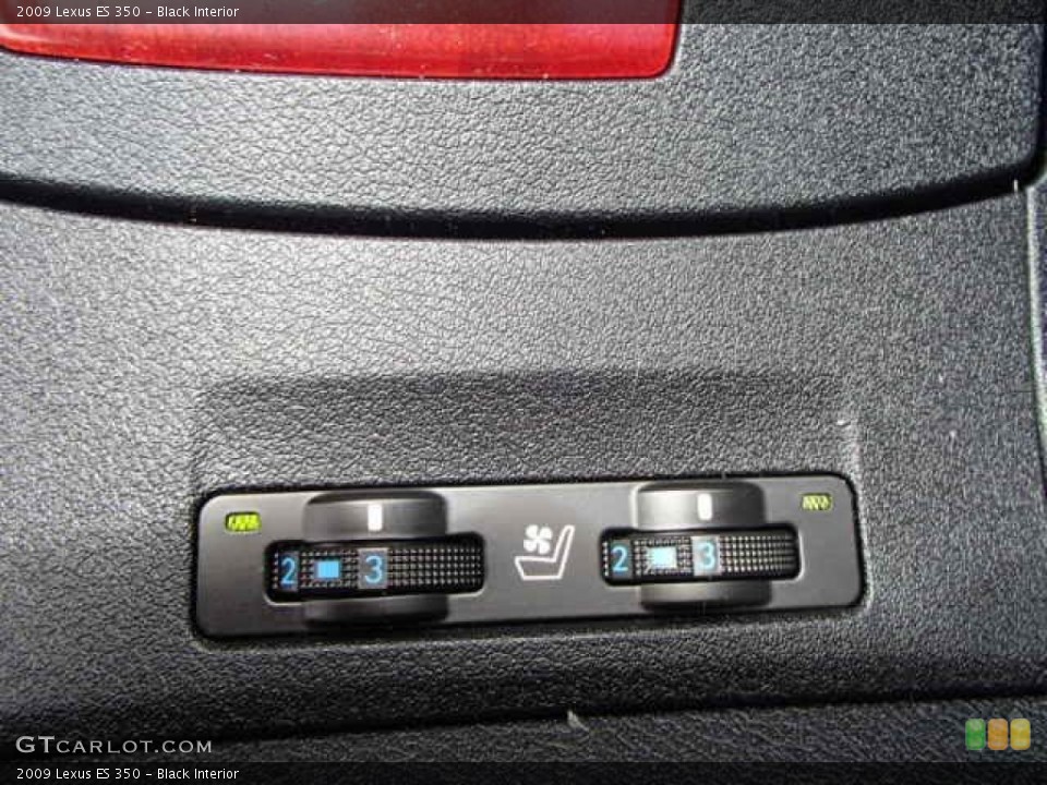 Black Interior Controls for the 2009 Lexus ES 350 #83109532