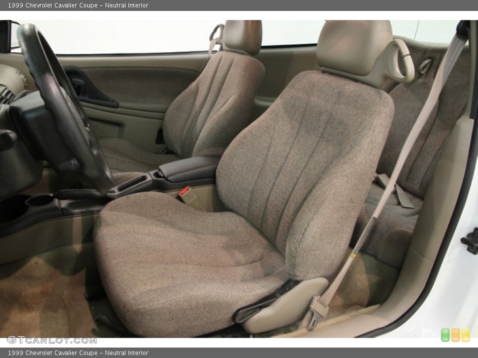 Neutral Interior Front Seat for the 1999 Chevrolet Cavalier Coupe #83111118