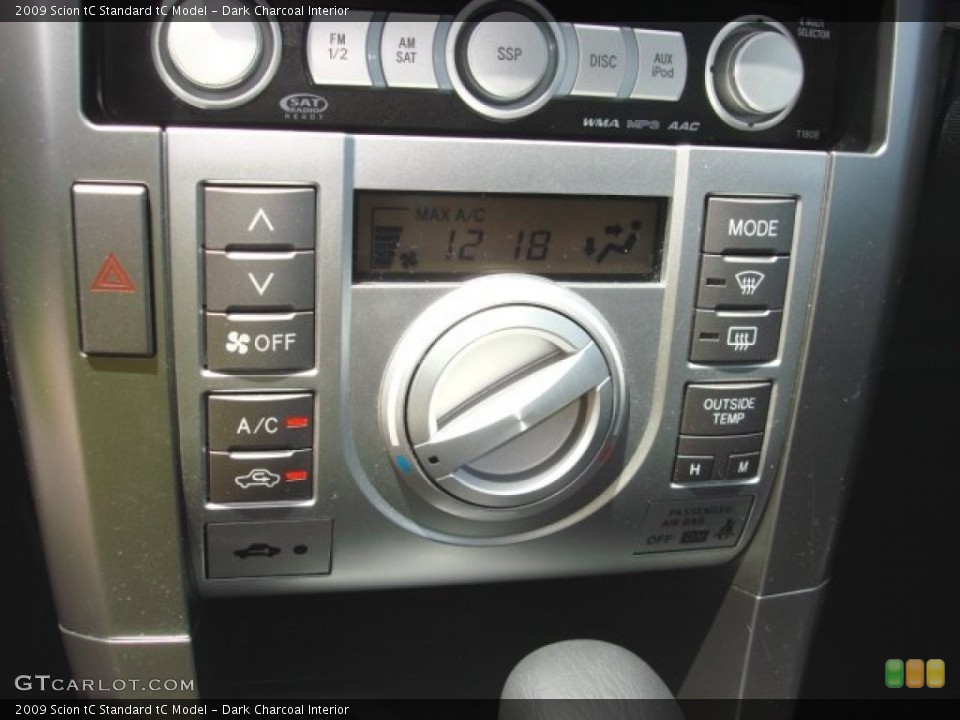 Dark Charcoal Interior Controls for the 2009 Scion tC  #83111163