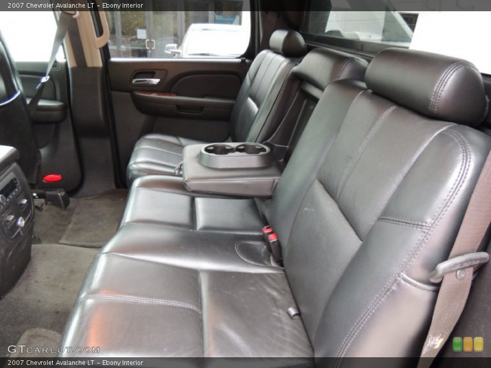 Ebony Interior Rear Seat for the 2007 Chevrolet Avalanche LT #83111448