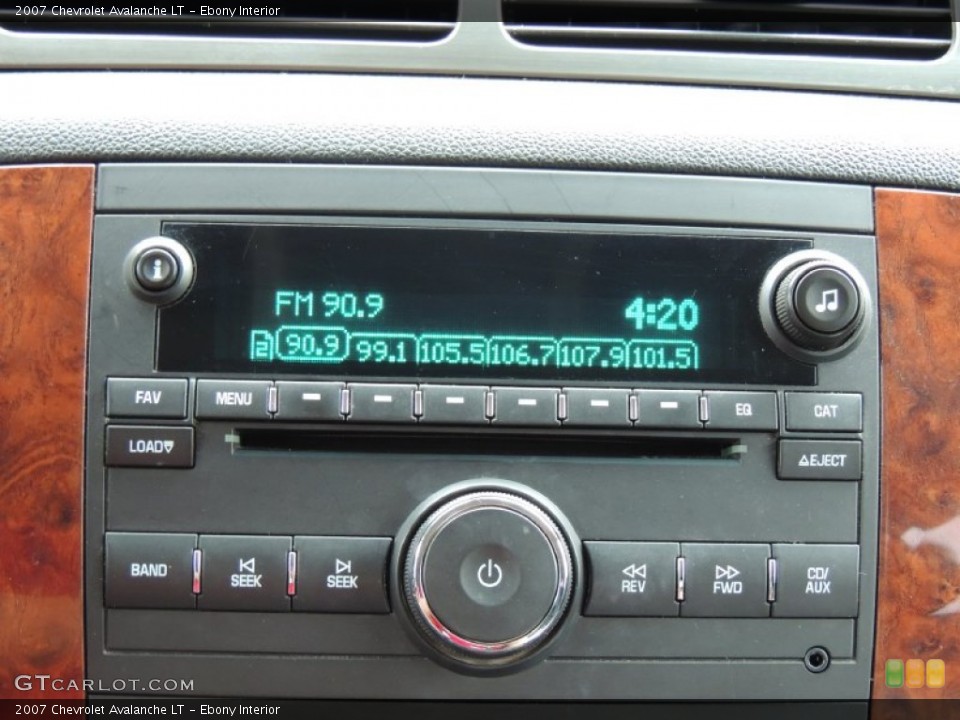 Ebony Interior Audio System for the 2007 Chevrolet Avalanche LT #83111484