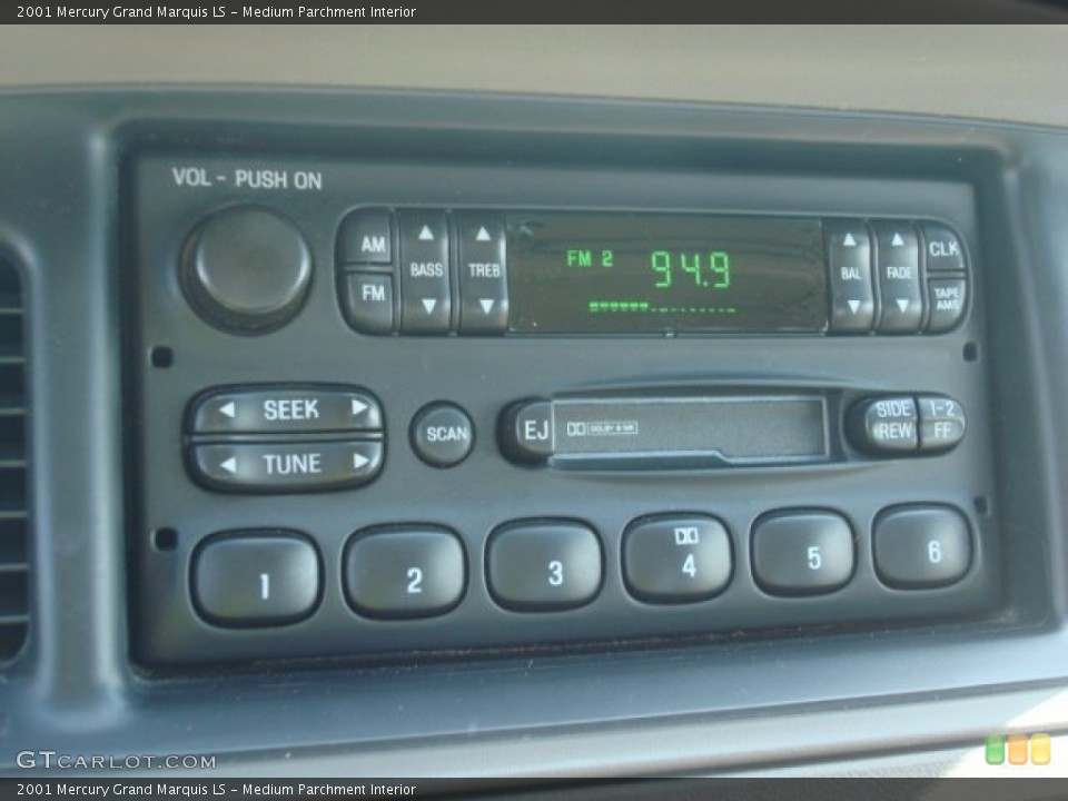 Medium Parchment Interior Audio System for the 2001 Mercury Grand Marquis LS #83111790