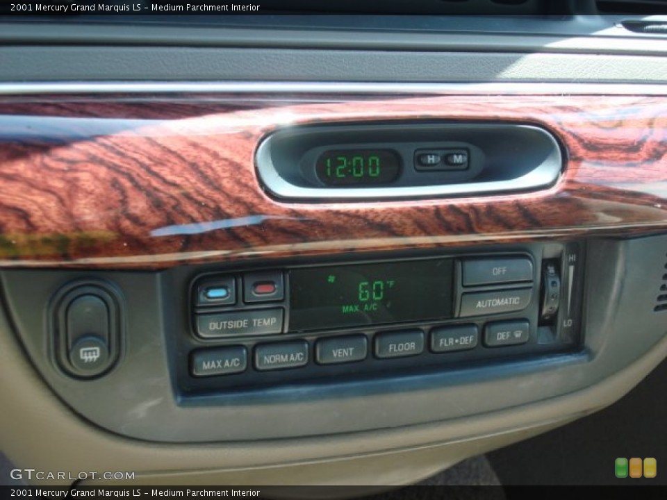 Medium Parchment Interior Controls for the 2001 Mercury Grand Marquis LS #83111834