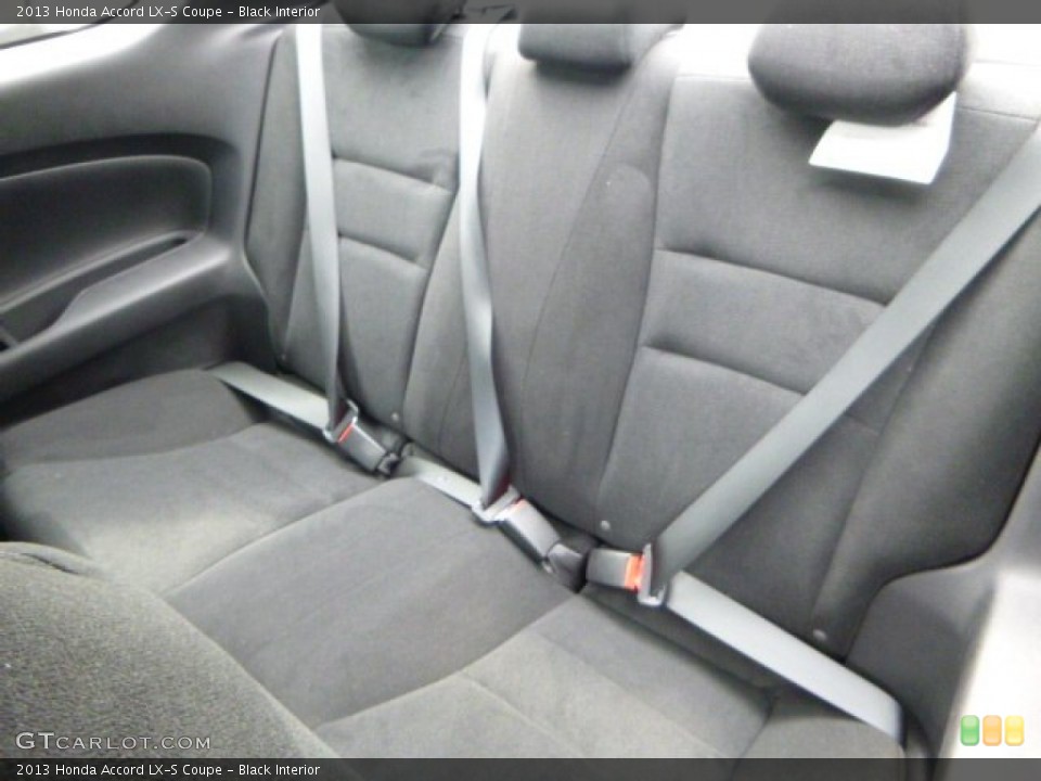 Black Interior Rear Seat for the 2013 Honda Accord LX-S Coupe #83114857