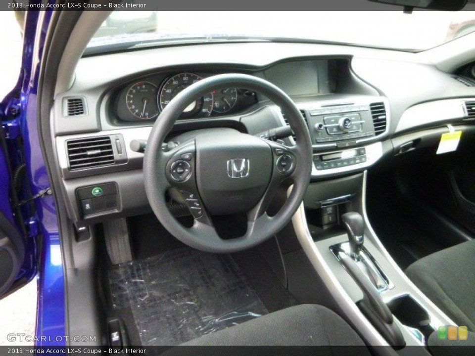 Black Interior Dashboard for the 2013 Honda Accord LX-S Coupe #83114880