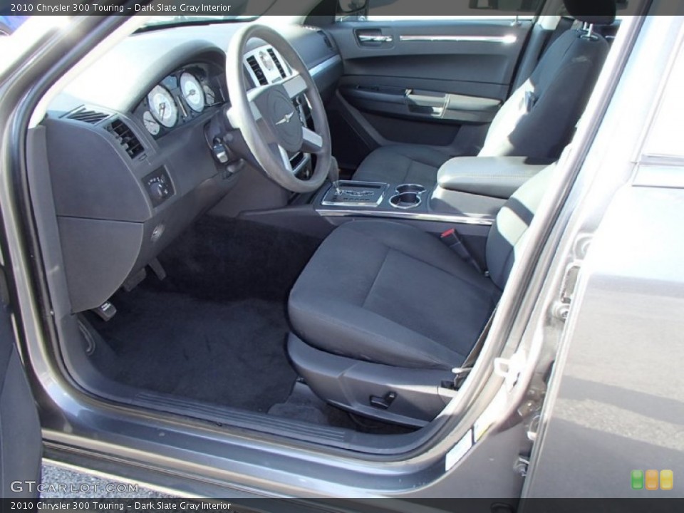 Dark Slate Gray Interior Front Seat for the 2010 Chrysler 300 Touring #83116346