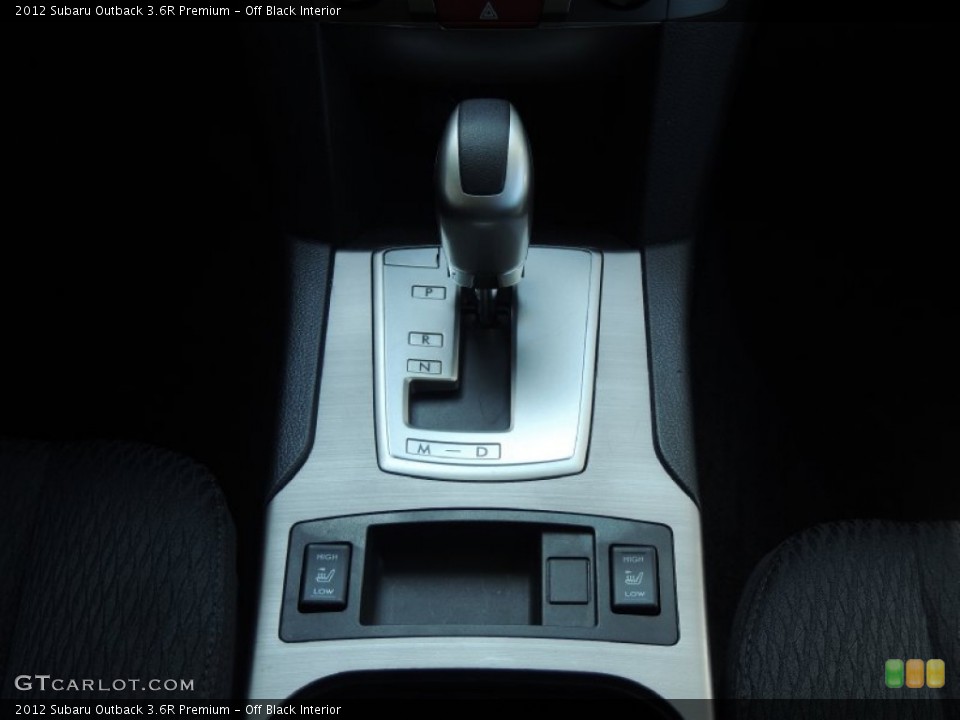 Off Black Interior Transmission for the 2012 Subaru Outback 3.6R Premium #83120256