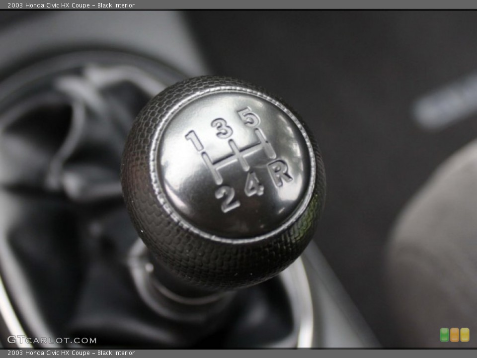 Black Interior Transmission for the 2003 Honda Civic HX Coupe #83121497