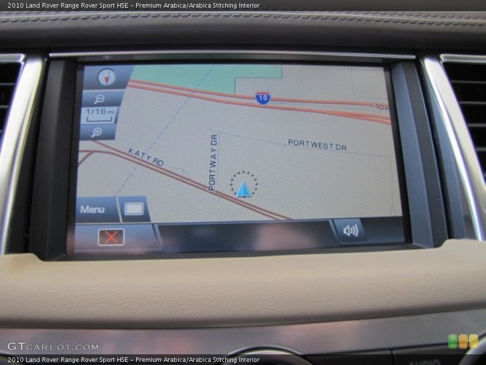 Premium Arabica/Arabica Stitching Interior Navigation for the 2010 Land Rover Range Rover Sport HSE #83122254