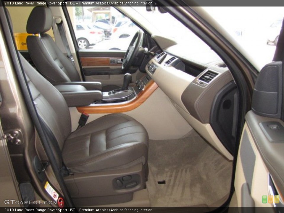 Premium Arabica/Arabica Stitching Interior Photo for the 2010 Land Rover Range Rover Sport HSE #83122328