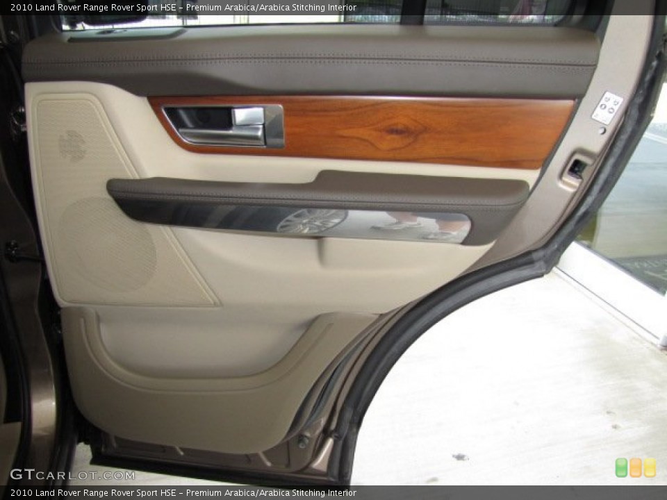 Premium Arabica/Arabica Stitching Interior Door Panel for the 2010 Land Rover Range Rover Sport HSE #83122662