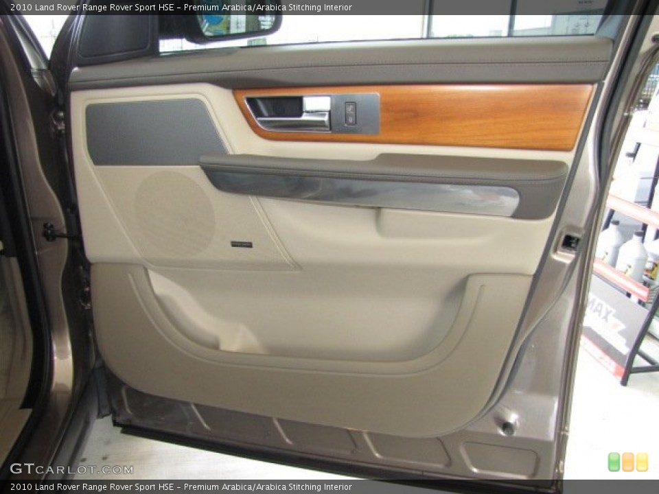Premium Arabica/Arabica Stitching Interior Door Panel for the 2010 Land Rover Range Rover Sport HSE #83122676