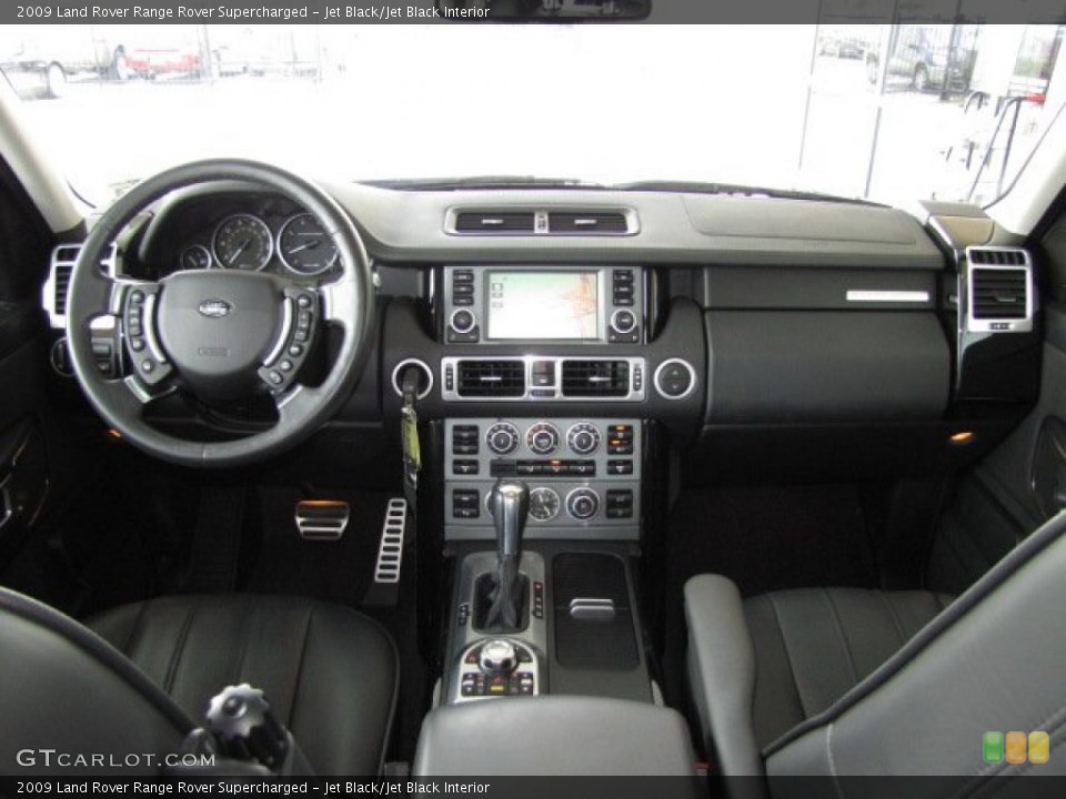 Jet Black/Jet Black Interior Dashboard for the 2009 Land Rover Range Rover Supercharged #83122902