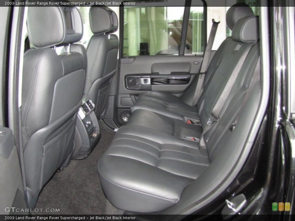 Jet Black/Jet Black Interior Rear Seat for the 2009 Land Rover Range Rover Supercharged #83122920