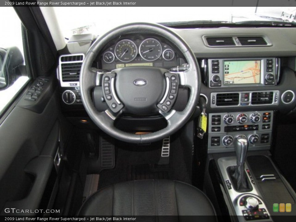 Jet Black/Jet Black Interior Dashboard for the 2009 Land Rover Range Rover Supercharged #83123040