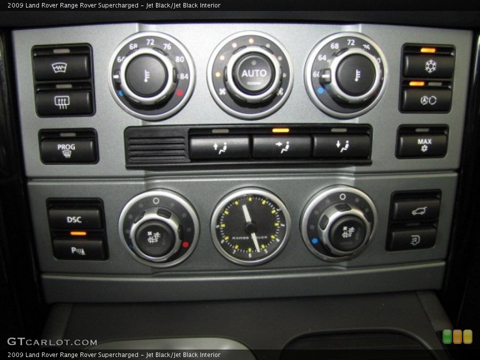 Jet Black/Jet Black Interior Controls for the 2009 Land Rover Range Rover Supercharged #83123154