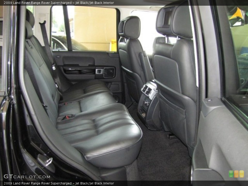 Jet Black/Jet Black Interior Rear Seat for the 2009 Land Rover Range Rover Supercharged #83123308
