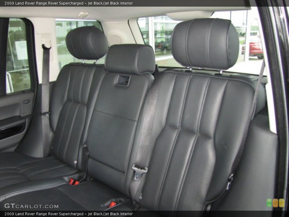 Jet Black/Jet Black Interior Rear Seat for the 2009 Land Rover Range Rover Supercharged #83123358
