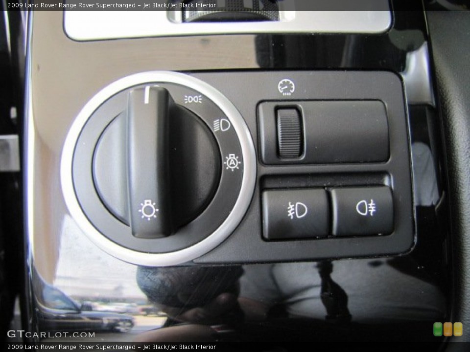 Jet Black/Jet Black Interior Controls for the 2009 Land Rover Range Rover Supercharged #83123505
