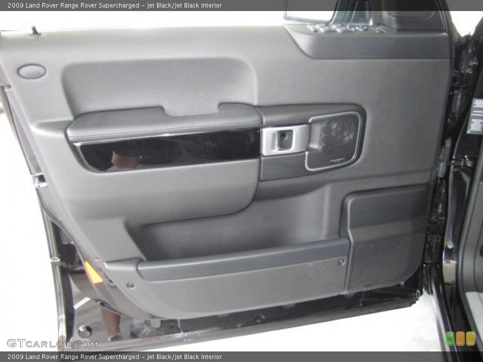 Jet Black/Jet Black Interior Door Panel for the 2009 Land Rover Range Rover Supercharged #83123569